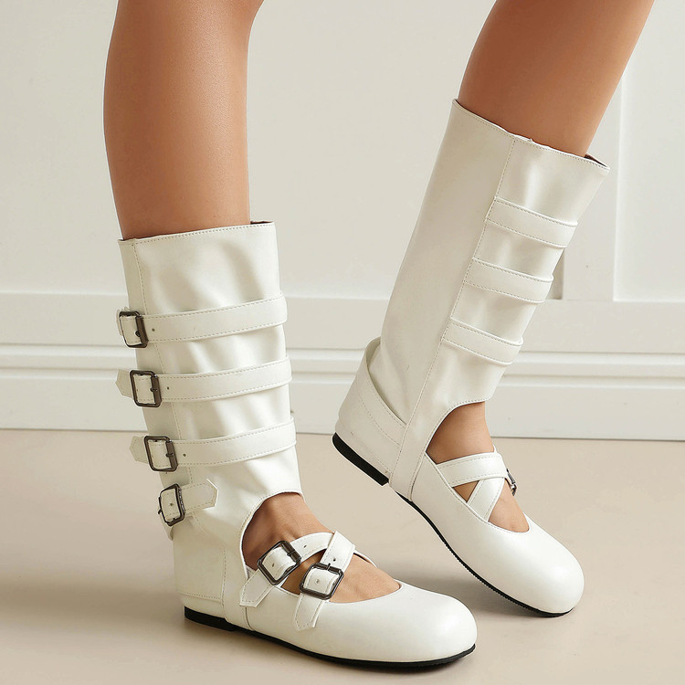 High Top Shoes Lolita Style Lightweight Low Heel - Image 4