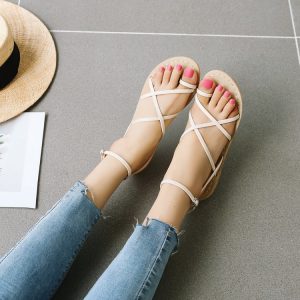 Roman Style Flat Sandals for Kids and Youth - Style k.html